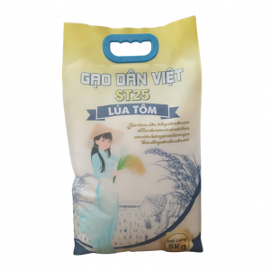 Gạo Dân Việt ST25 Lúa Tôm Túi 5 kg